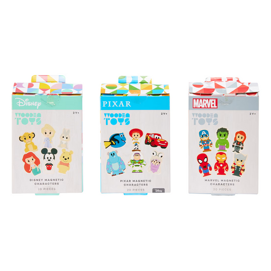 Disney Wooden Toys Magnetic Characters (Choose from Disney, Pixar or Marvel)
