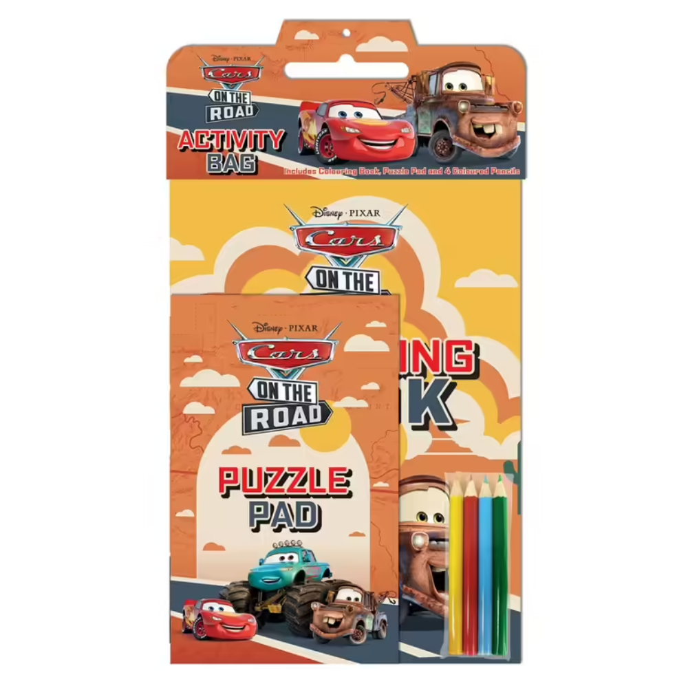 Disney Pixar Cars On The Road Activity Bag