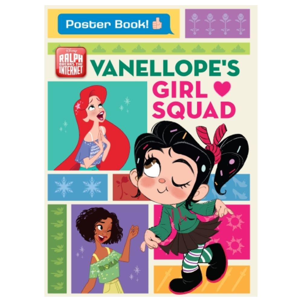 Disney Ralph Breaks The Internet VANELLOPE'S GIRL SQUAD Poster Book (2018 Release)