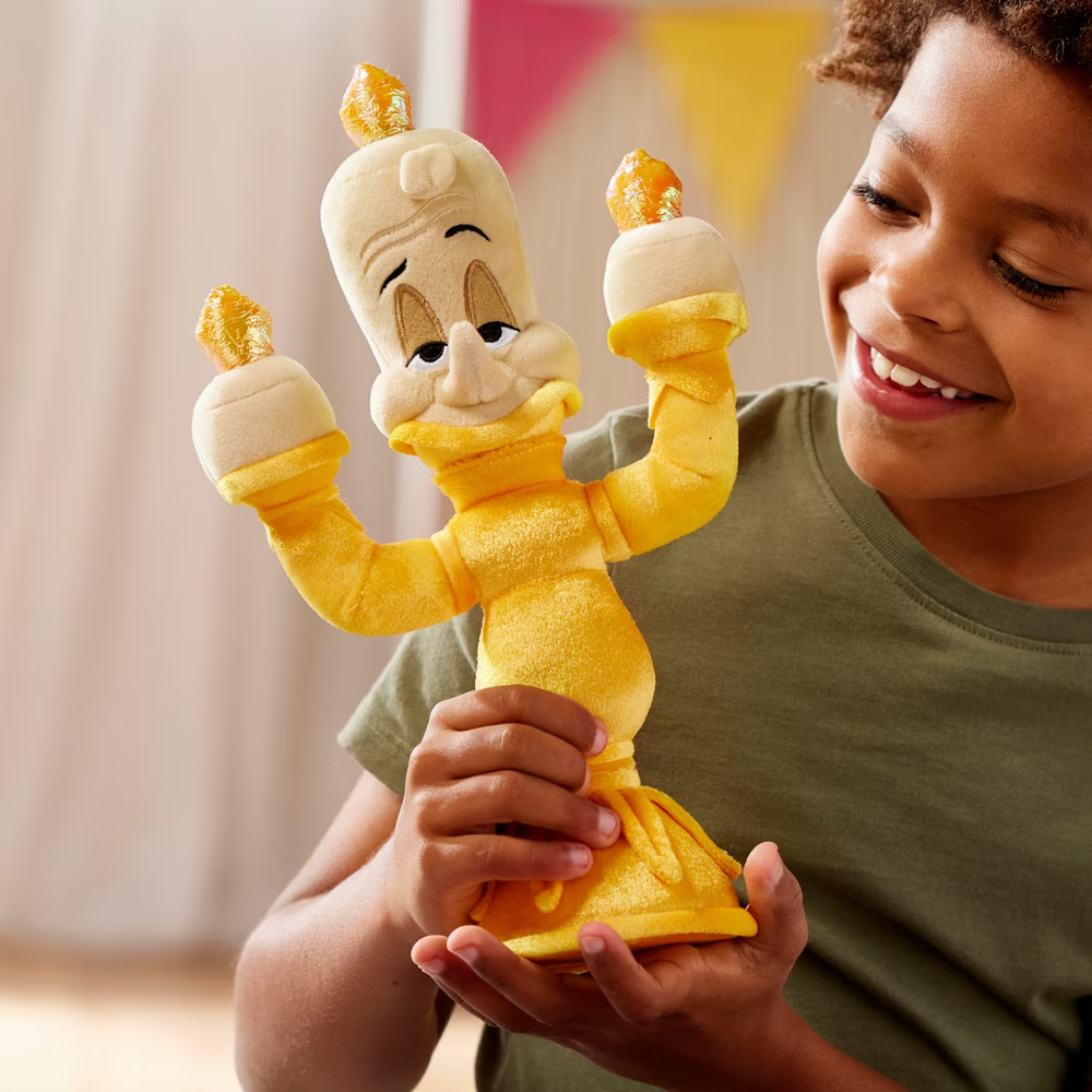 Disney Store Plush - LUMIERE (BEAUTY & THE BEAST) Small 16cm Soft Toy