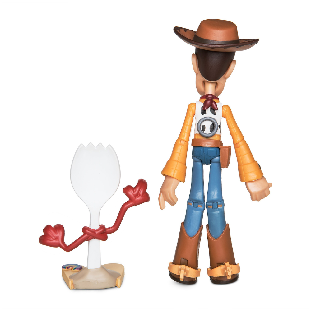 Disney Store Toy Box Action Figures - WOODY & FORKY Pixar