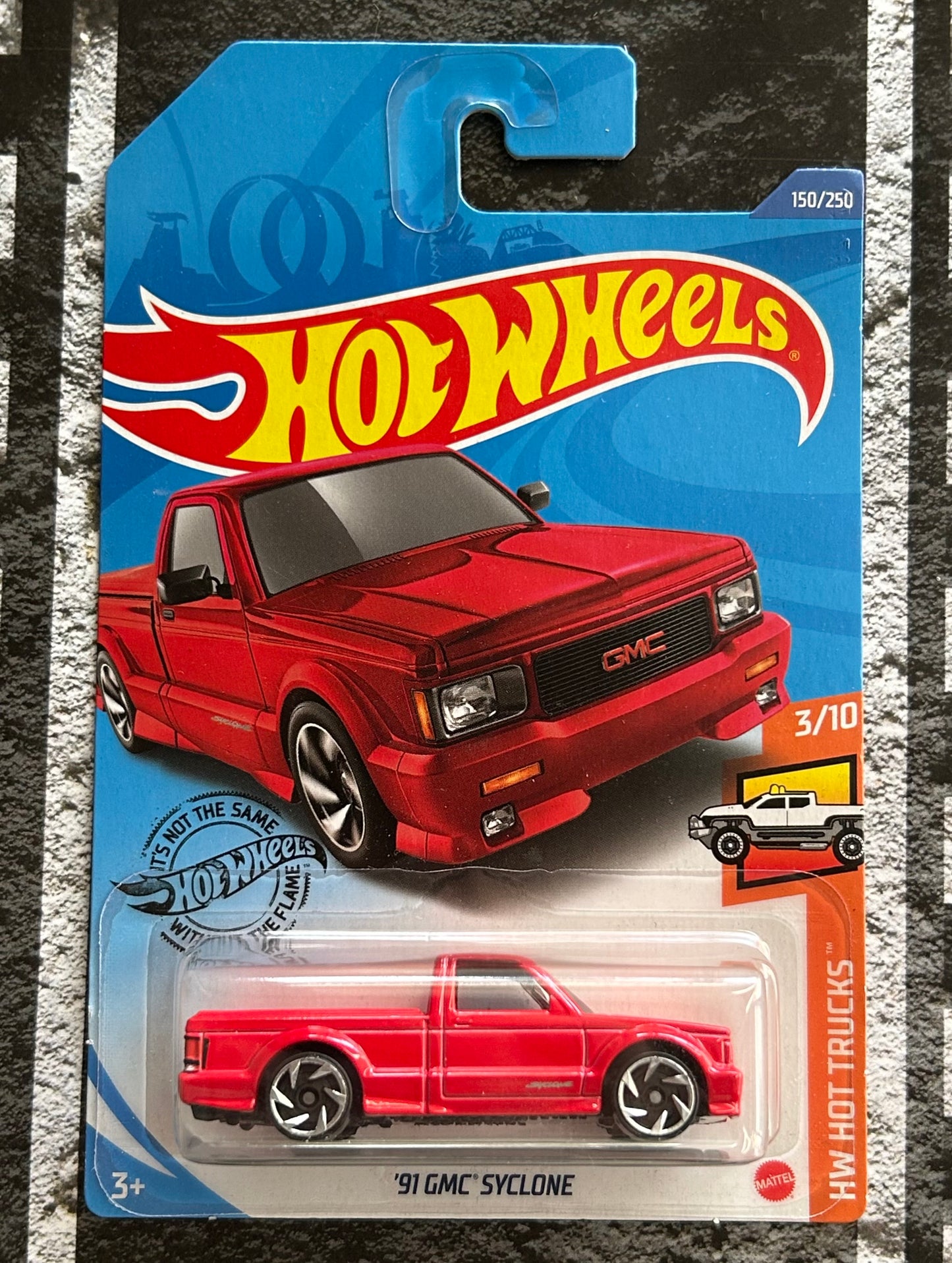 Mattel Hot Wheels Diecast Basic 1:64 - '91 GMC Syclone HW Hot Trucks