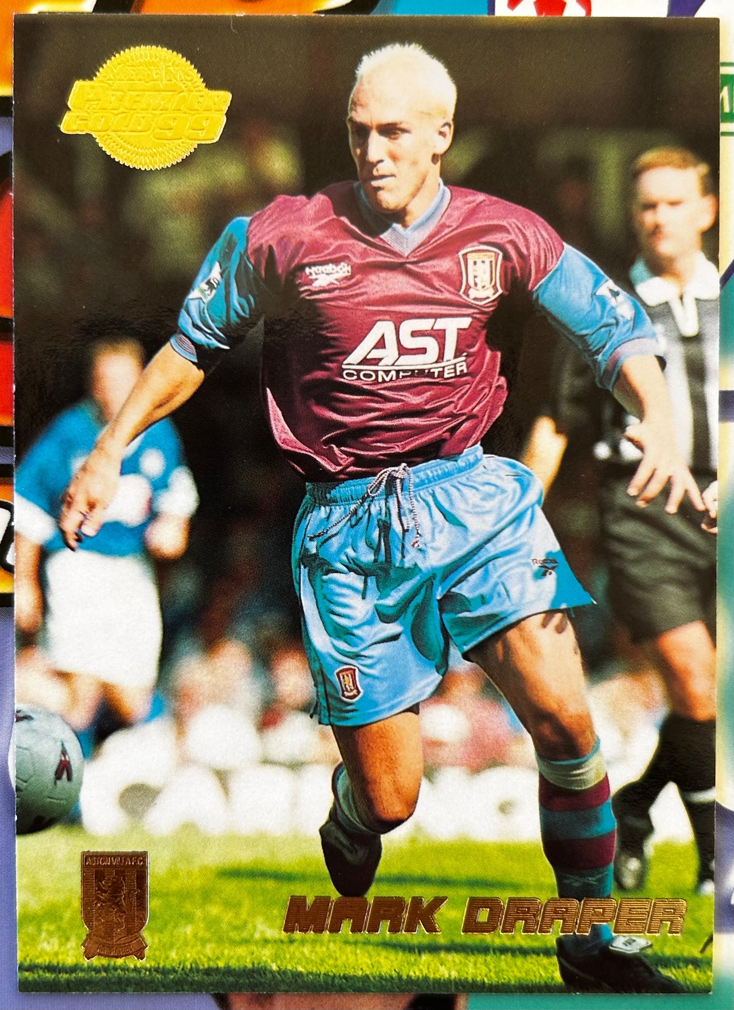 Merlin's Premier Gold 99 Trading Cards - MARK DRAPER (ASTON VILLA) #14