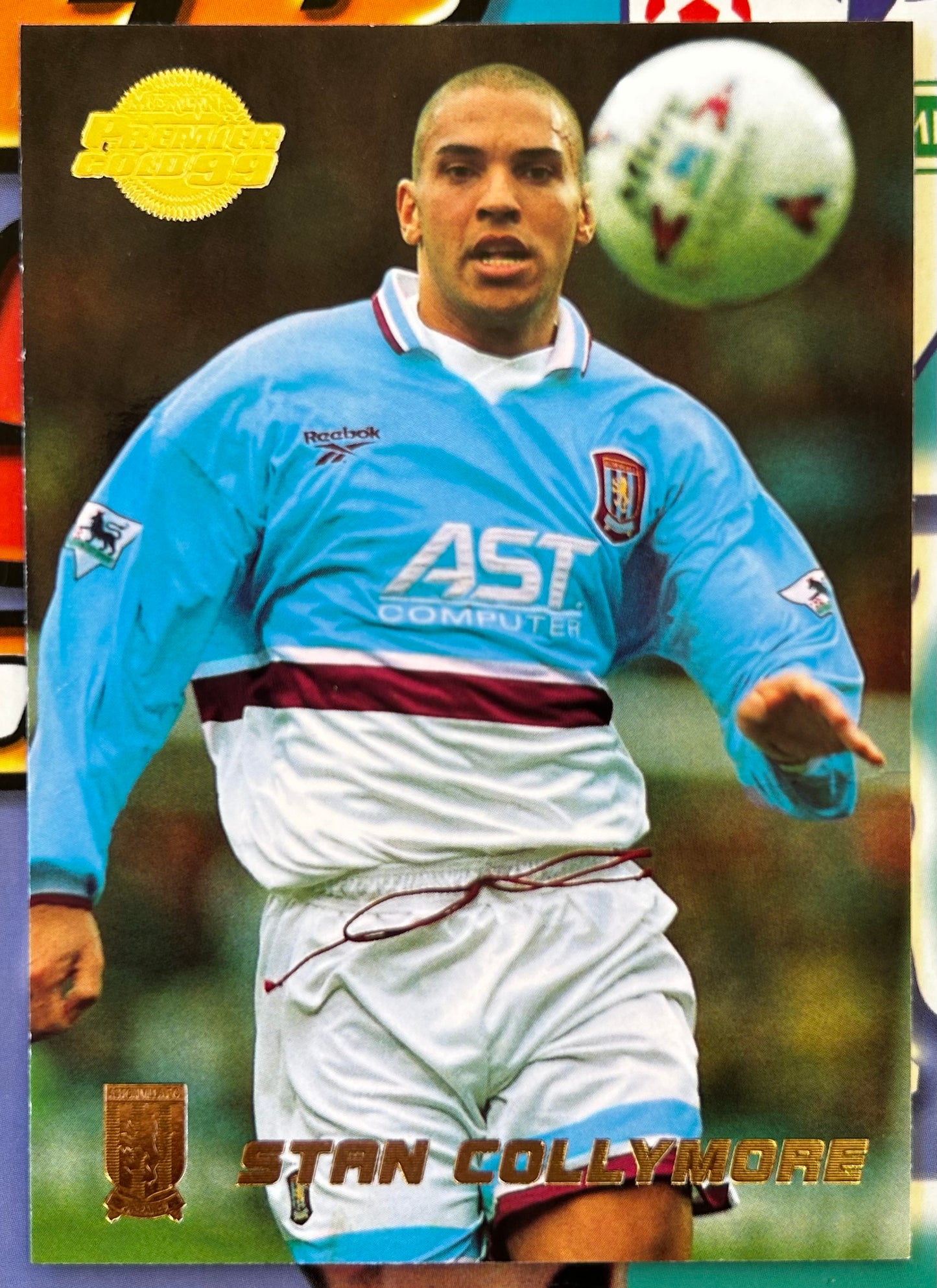 Merlin's Premier Gold 99 Trading Cards - STAN COLLYMORE (ASTON VILLA) #16