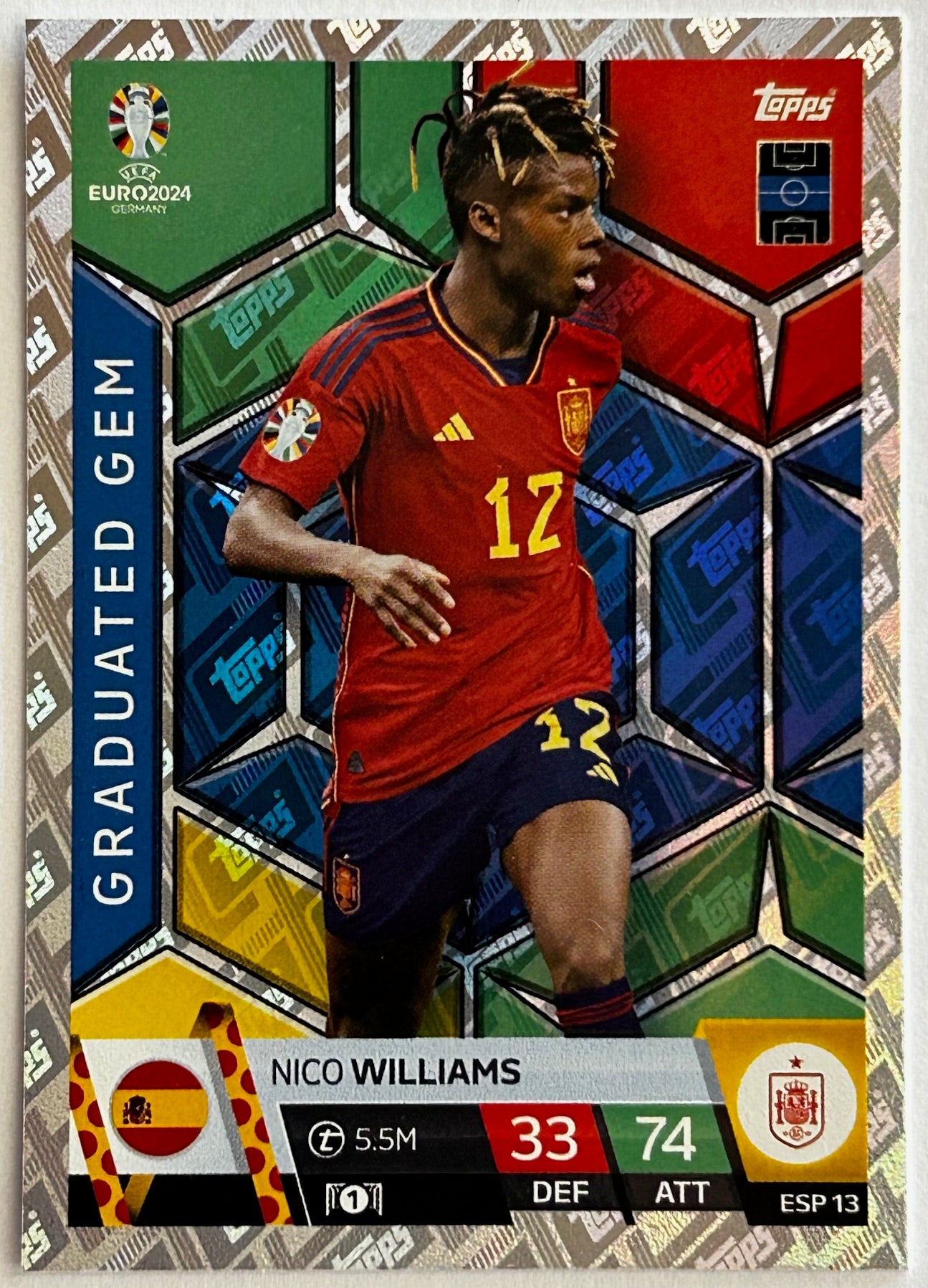 Topps Match Attax UEFA EURO 2024 - Single SPAIN Cards (ESP 1 - ESP 18)