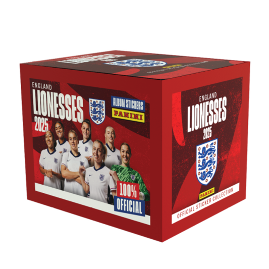 Panini England Lionesses 2025 Official Sticker Collection - Box of 36 Packets