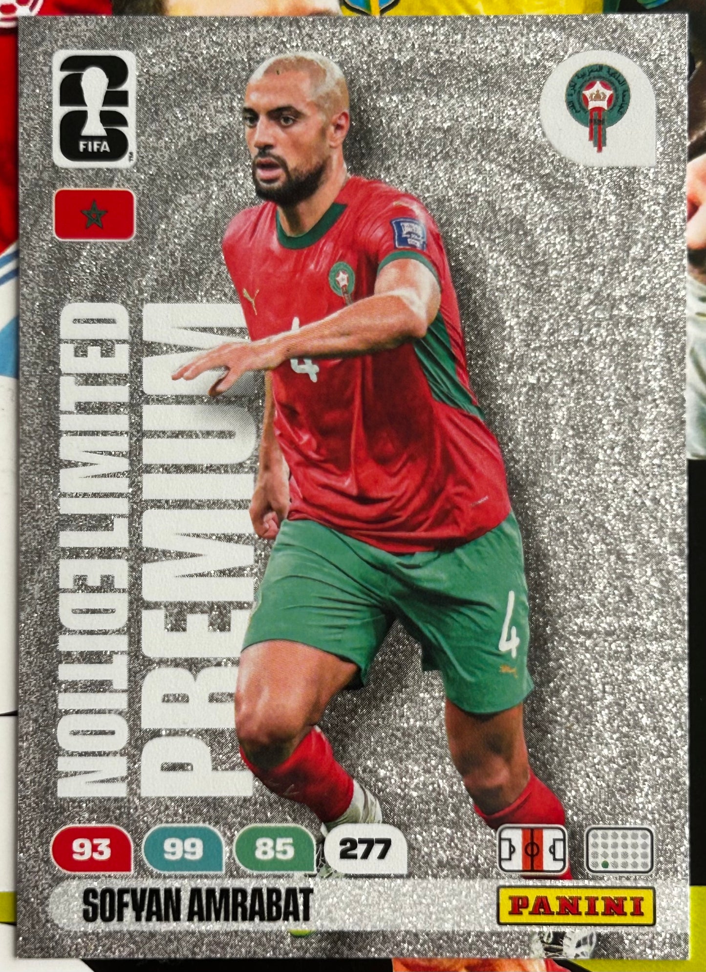Panini FIFA World Cup 2026 Adrenalyn XL - SOFYAN AMRABAT (MOROCCO) Premium Limited Edition