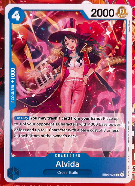 EB03-021 ALVIDA One Piece Character Card (Blue) English