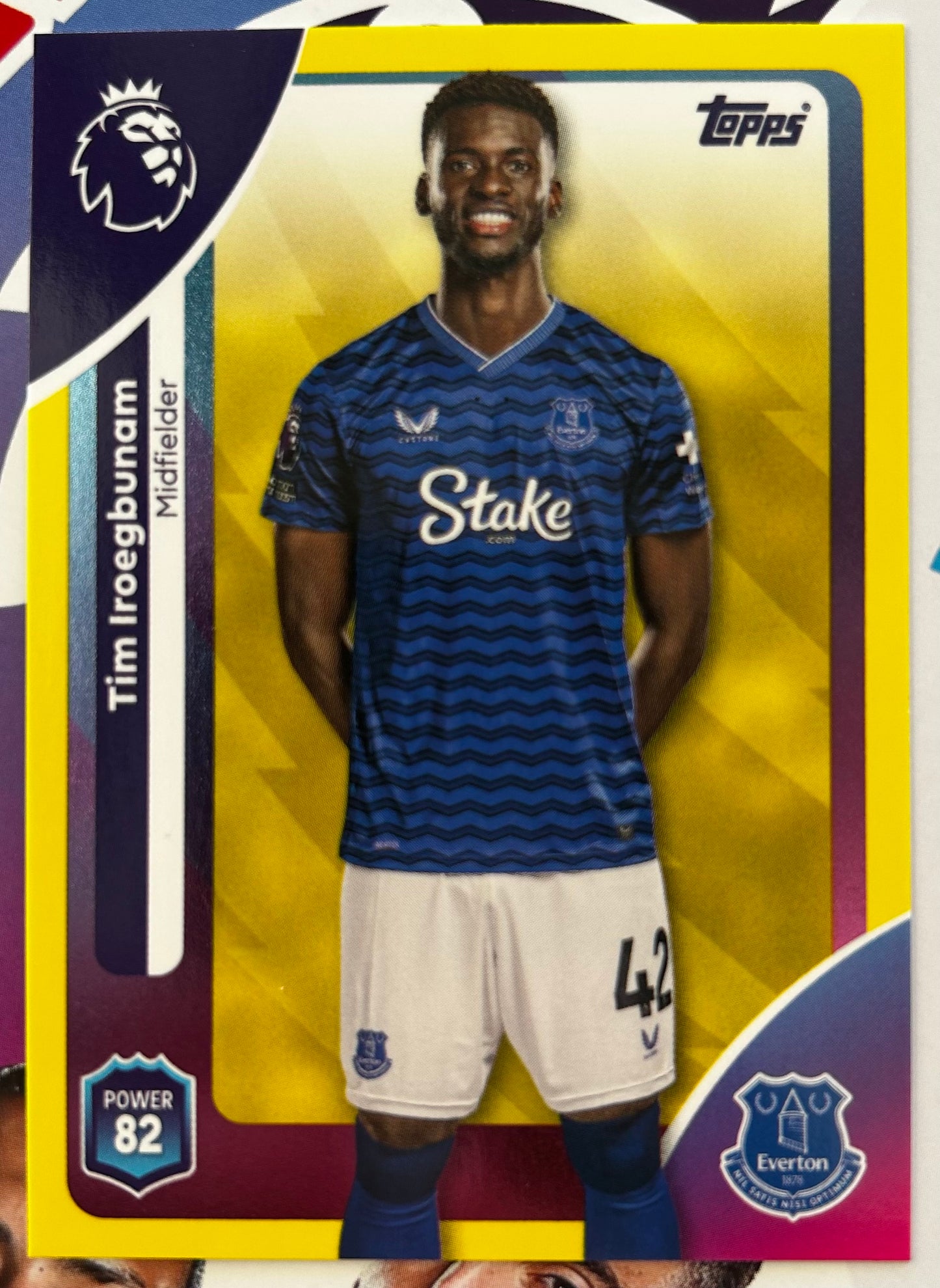 Topps Premier League 2026 Debut Edition - Single YELLOW BASE PARALLEL Cards (All Teams)