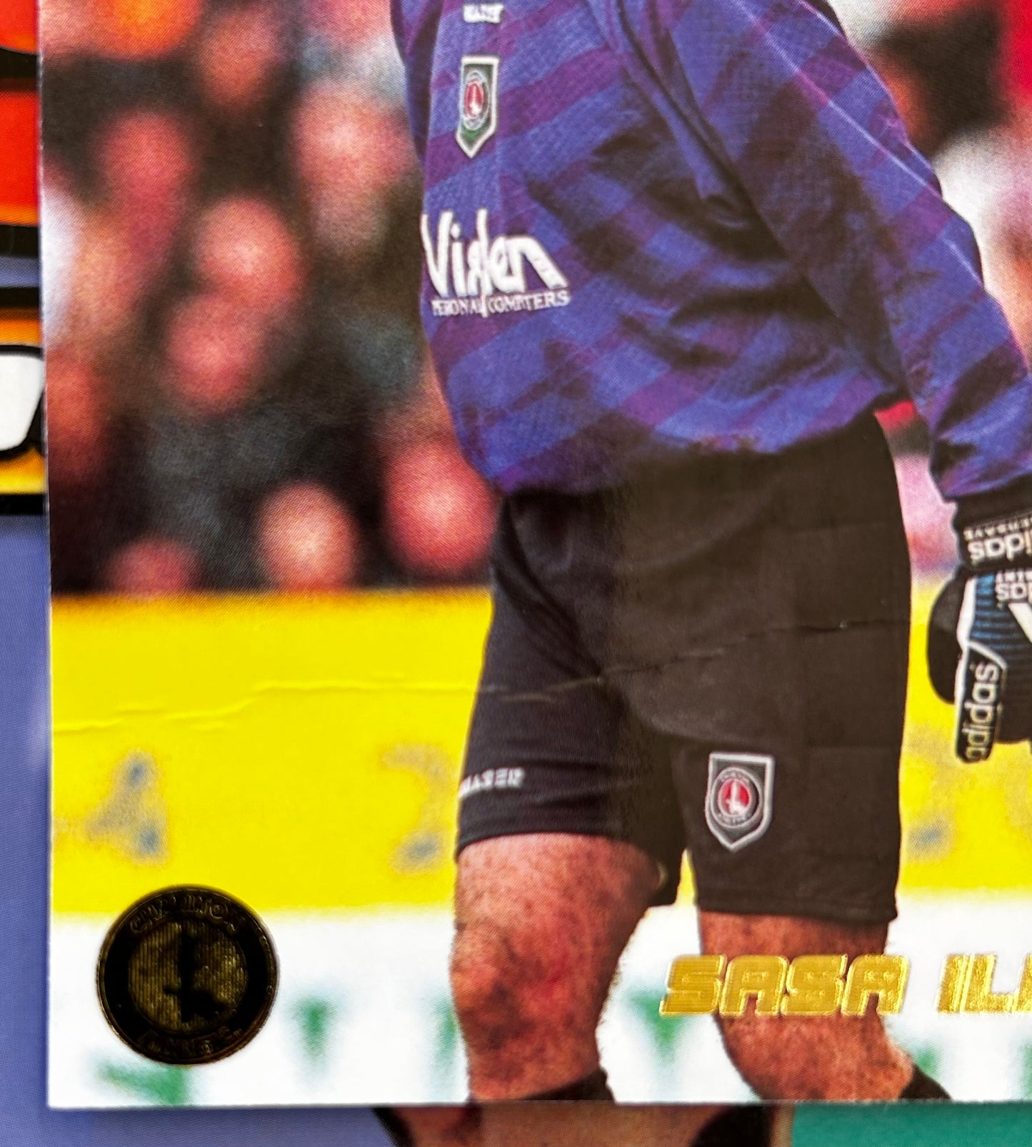 Merlin's Premier Gold 99 Trading Cards - SASA ILIC (CHARLTON ATHLETIC) #25 *See Condition Note*