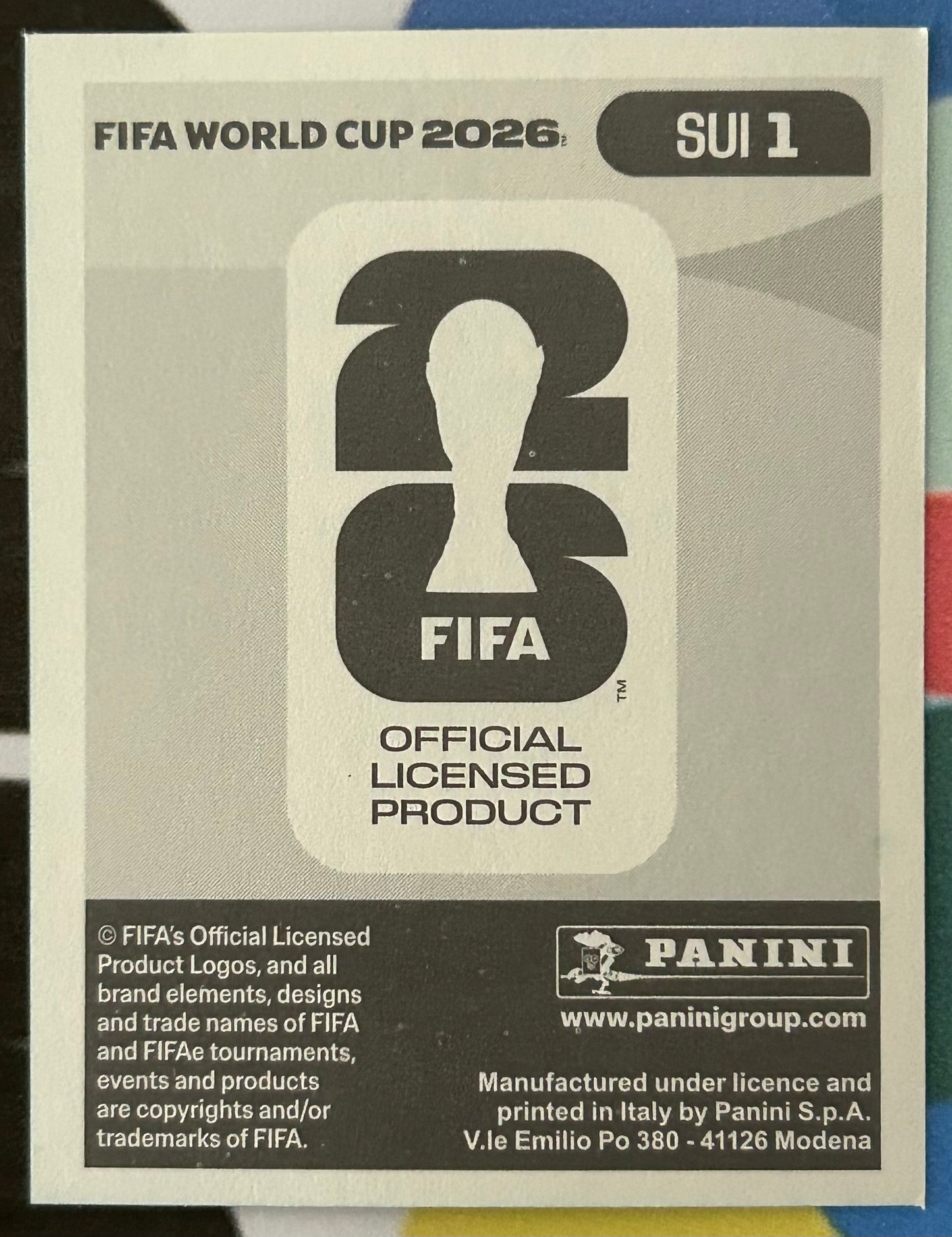 Panini FIFA World Cup 2026 Official Sticker Collection - EMBLEM (SWITZERLAND) Foil Sticker SUI1