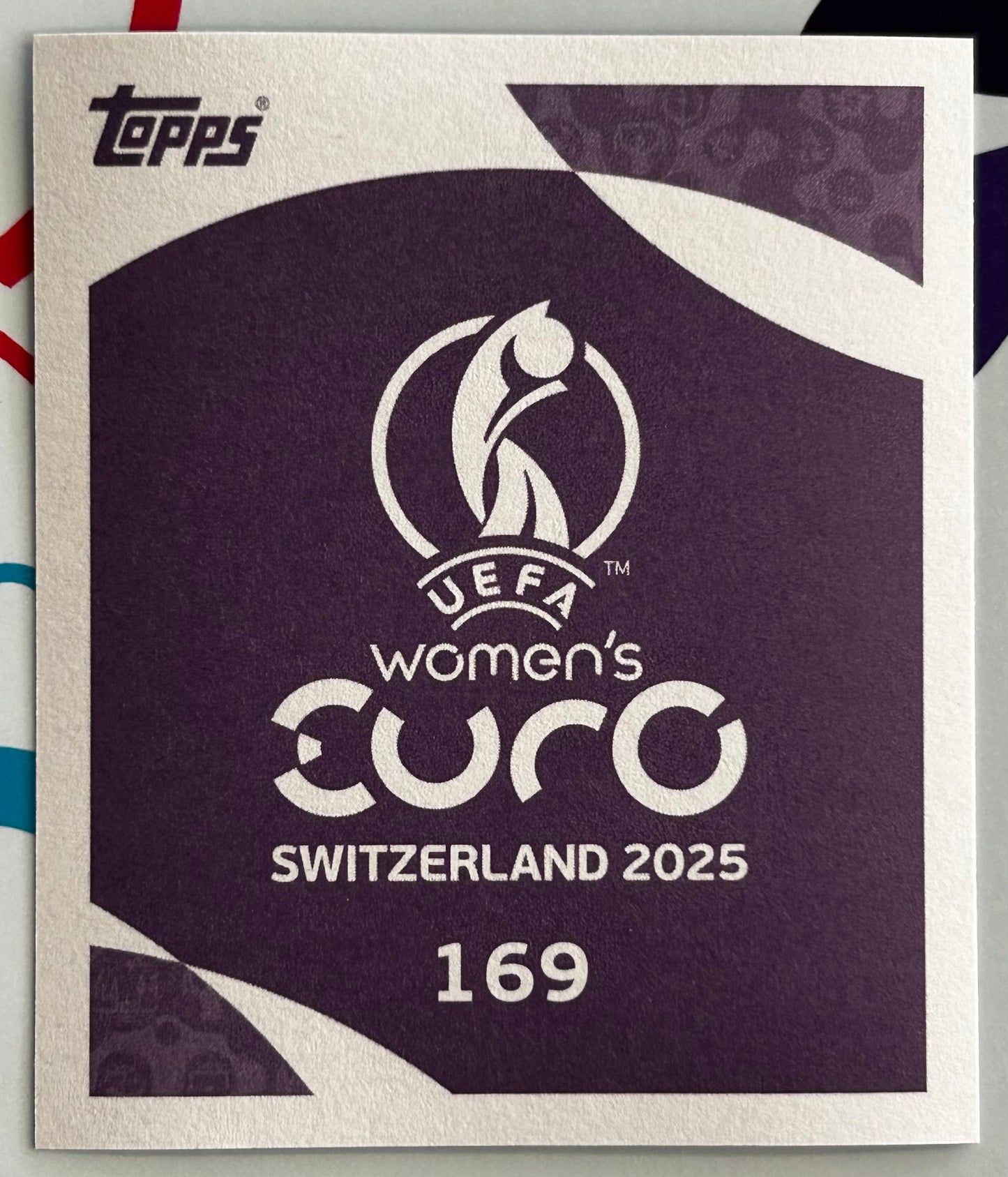 Topps UEFA Women's EURO 2025 Sticker Collection - GLODIS PERLA VIGGOSDOTTIR (ICELAND) Shining Stars Holo Foil #169