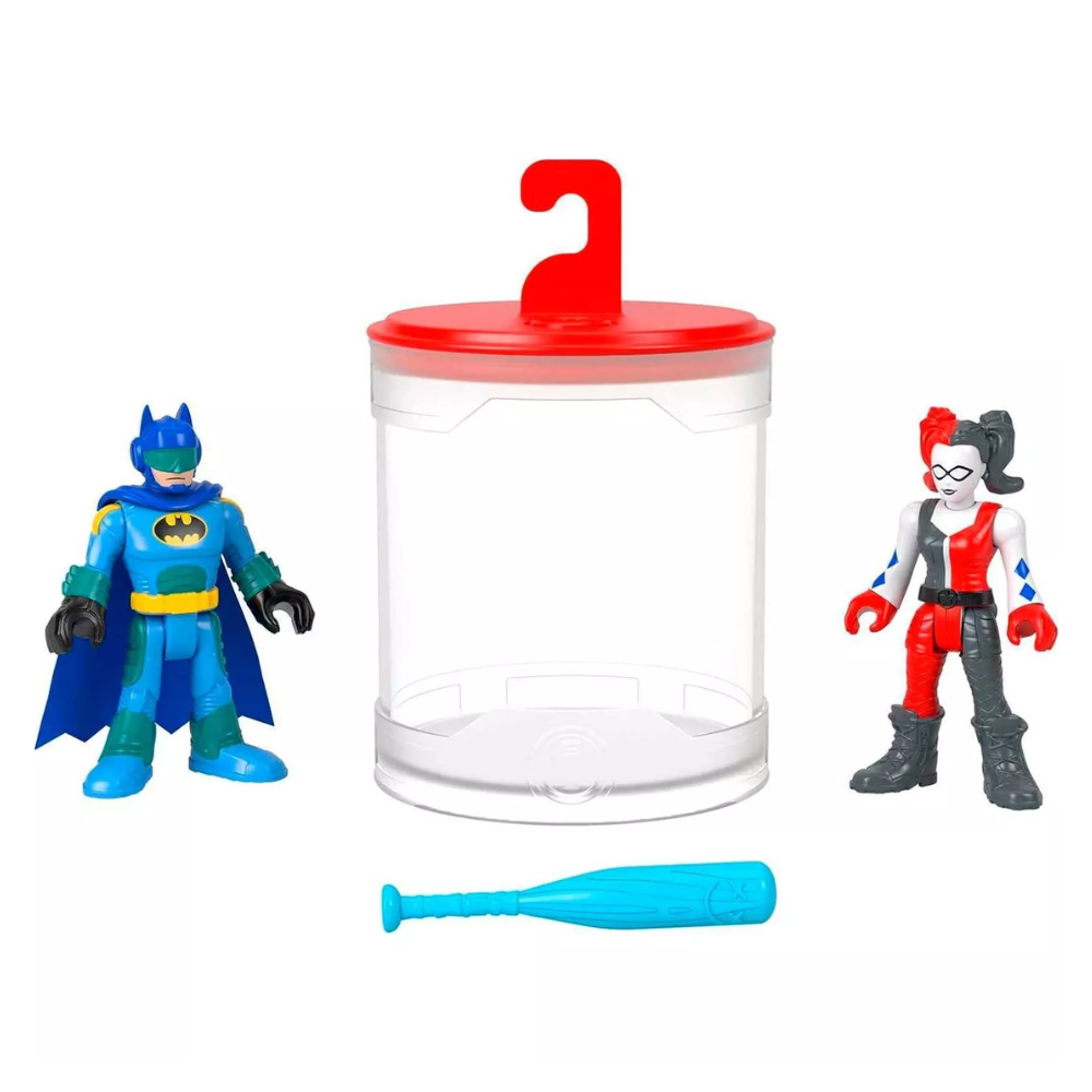 Fisher Price DC Super Friends imaginext - BATMAN & HARLEY QUINN Color Changers