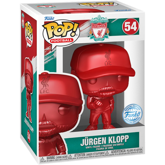 Funko Pop! Vinyl Football - JURGEN KLOPP Metallic Red (LIVERPOOL) #54