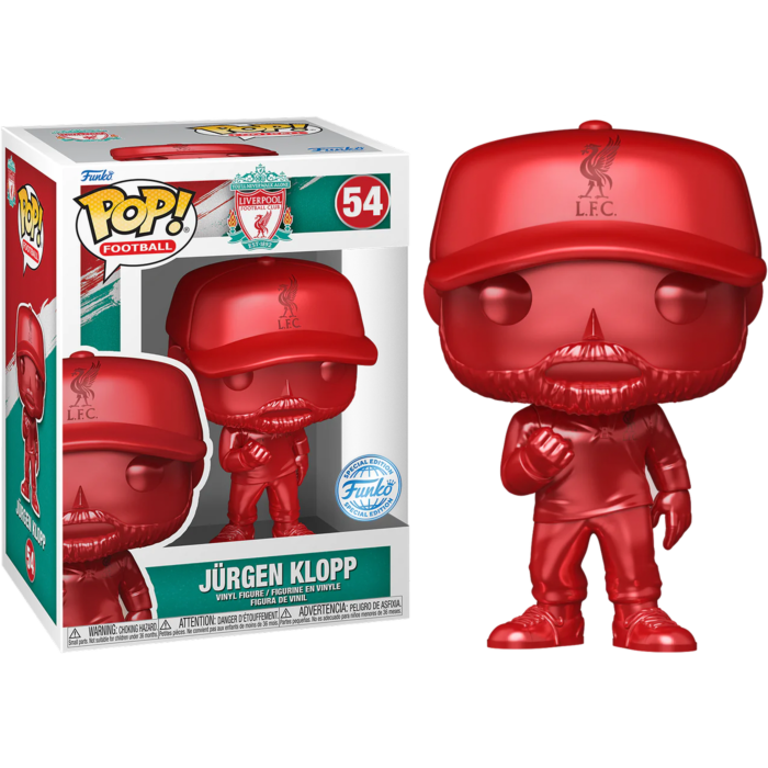 Funko Pop! Vinyl Football - JURGEN KLOPP Metallic Red (LIVERPOOL) #54