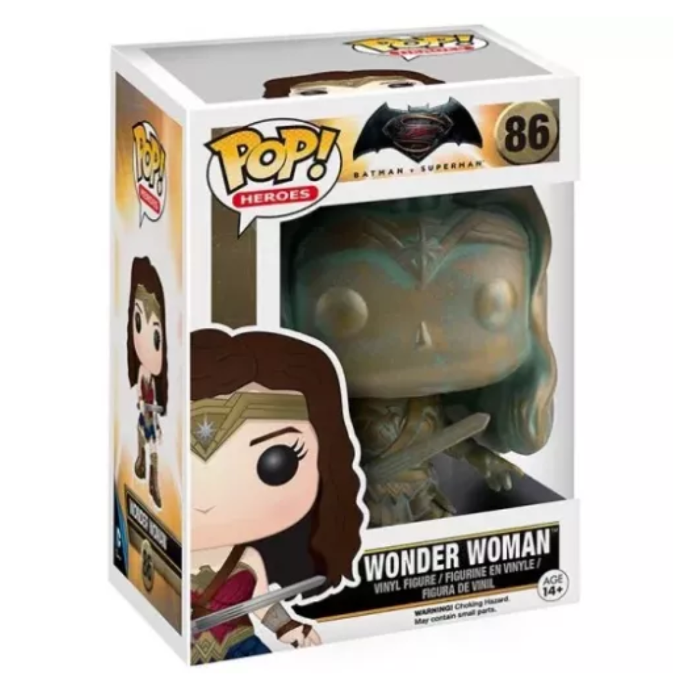Funko Pop! Vinyl Heroes - WONDER WOMAN (PATINA) DC Batman v Superman #86