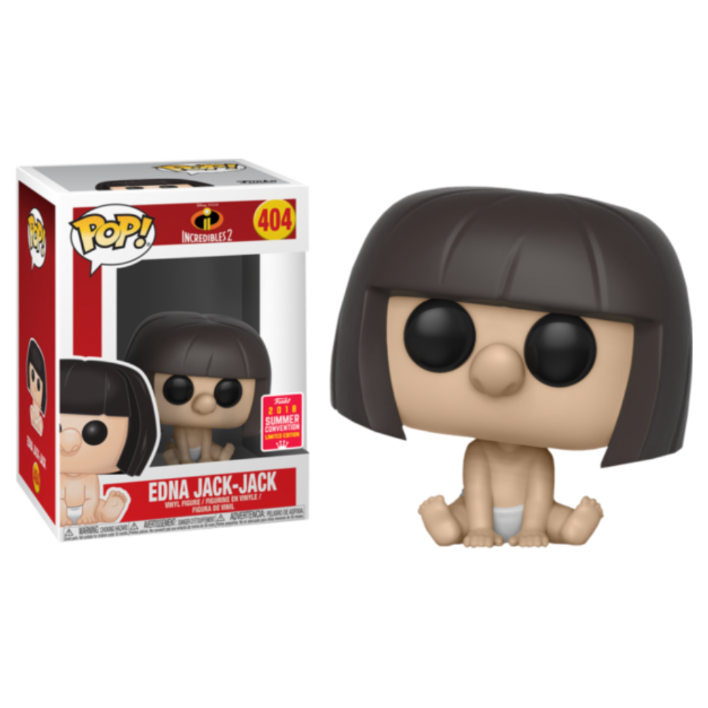 Funko Pop! Vinyl Incredibles 2 - EDNA JACK-JACK 2018 Summer Convention Limited Edition #404