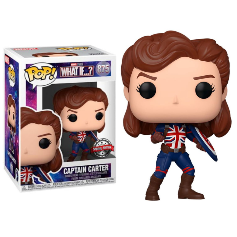Funko Pop! Vinyl Marvel - CAPTAIN CARTER What If...? (Special Edition) #875