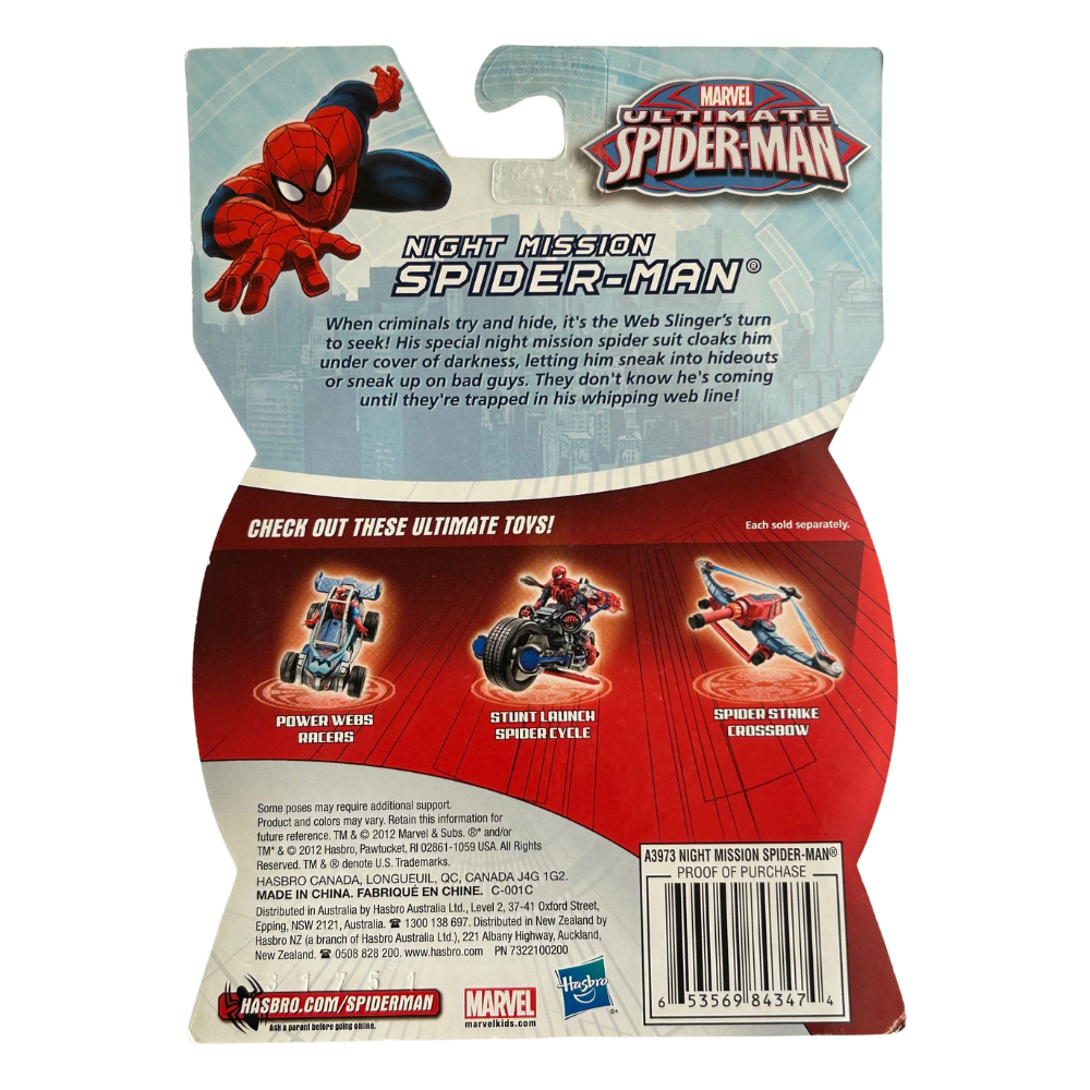 Hasbro 3.75" Action Figure - Marvel Ultimate Spider-Man NIGHT MISSION SPIDER-MAN