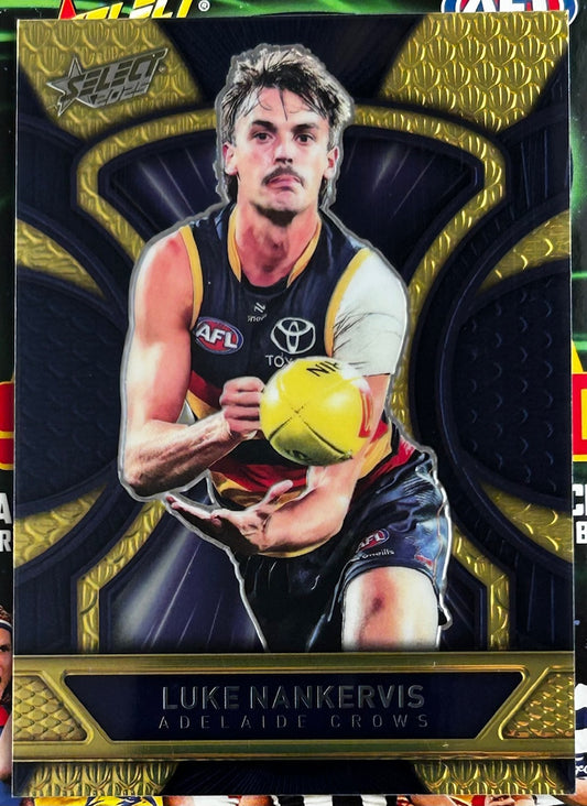 Select AFL 2025 Footy Stars - LUKE NANKERVIS (ADELAIDE CROWS) Dragon Scales LD8 /799