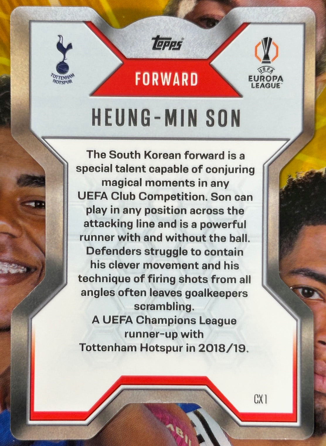 Topps 2024-25 Match Attax Extra UEFA - HEUNG-MIN SON (TOTTENHAM) Chrome X #CX1