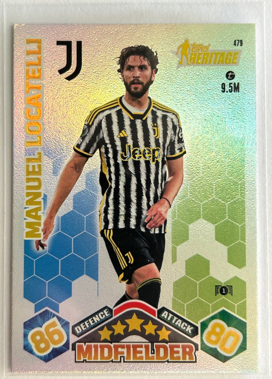 Topps 2023-24 Match Attax UEFA - LOCATELLI (JUVENTUS) Heritage 479