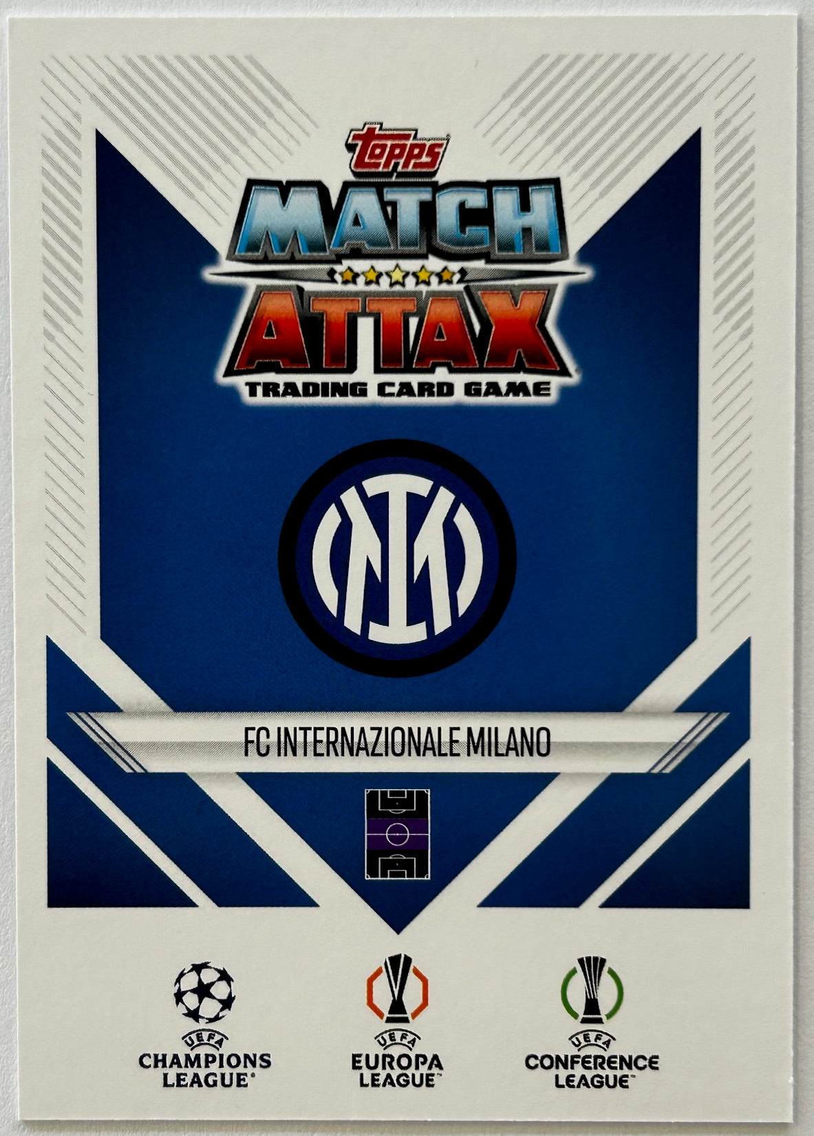Topps 2024-25 Match Attax UEFA - NICOLO BARELLA (INTER MILAN) Platinum Pull - Limited Edition #LE PLB