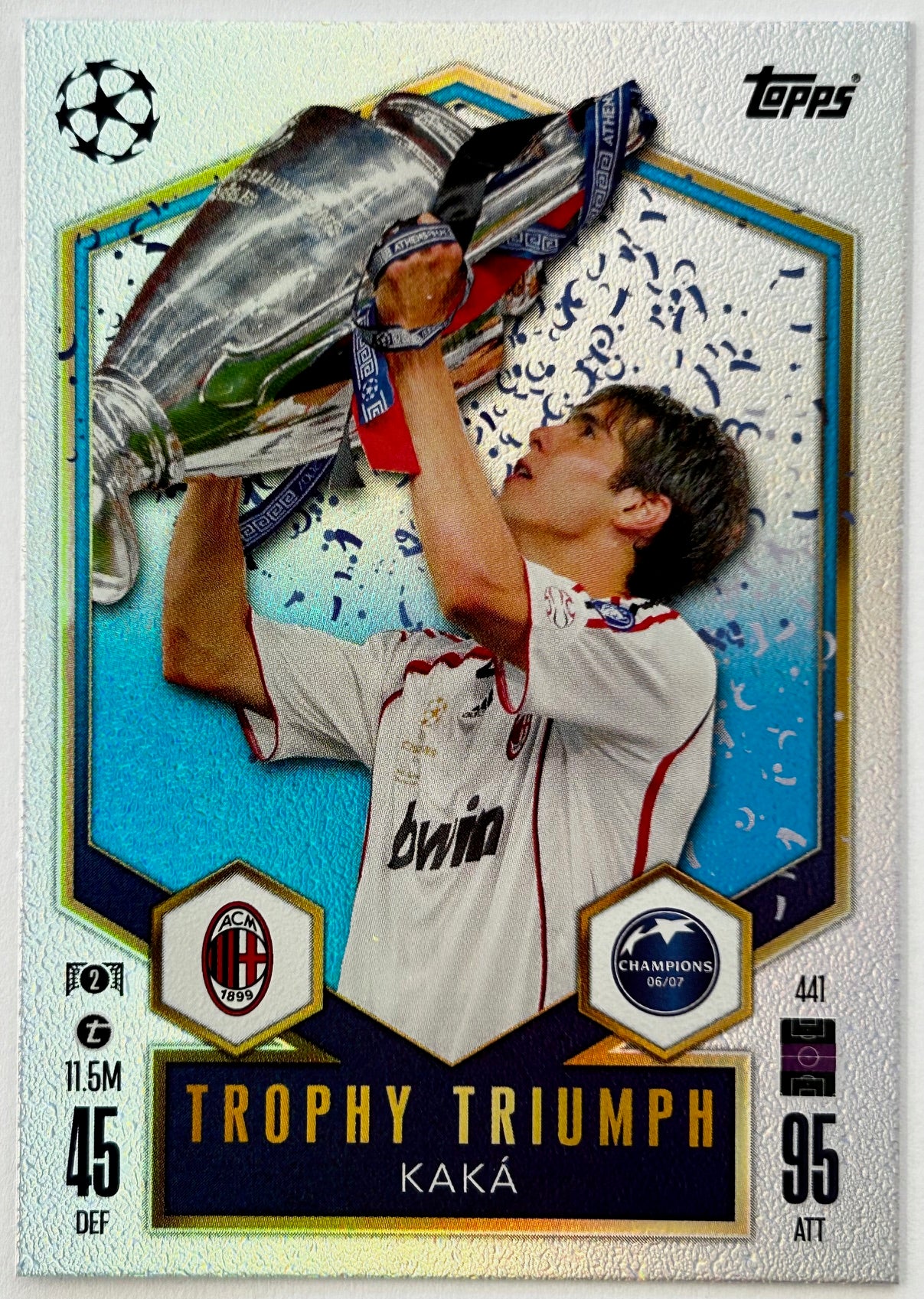 Topps 2024-25 Match Attax UEFA - KAKA (AC MILAN) Trophy Triumph #441