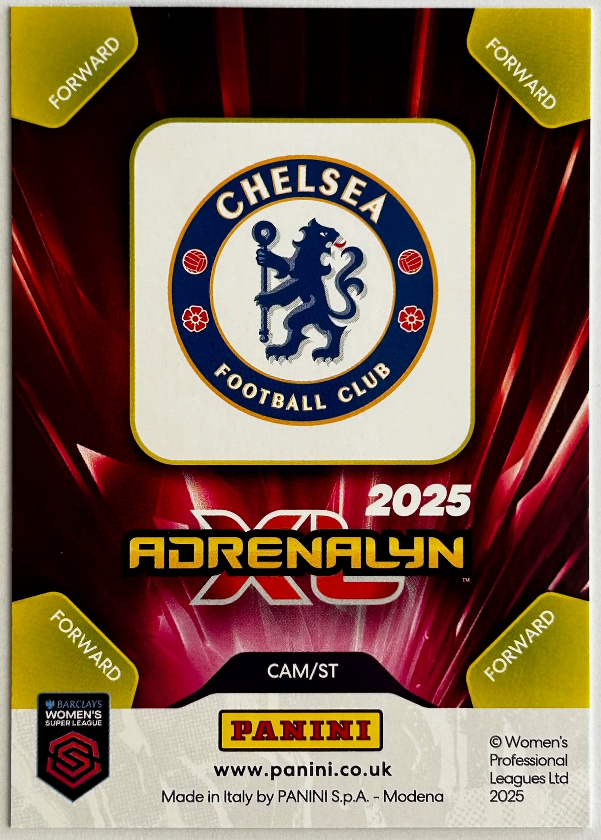 Panini Adrenalyn XL Barclays Women's Super League 2025 - MAIKA HAMANO (CHELSEA) Limited Edition