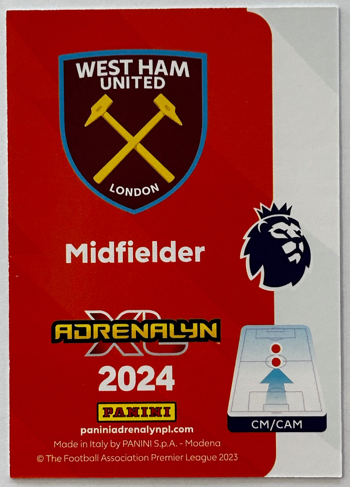 Panini Adrenalyn XL Premier League 2024 - JAMES WARD-PROWSE (WEST HAM UNITED) Star Signing 513