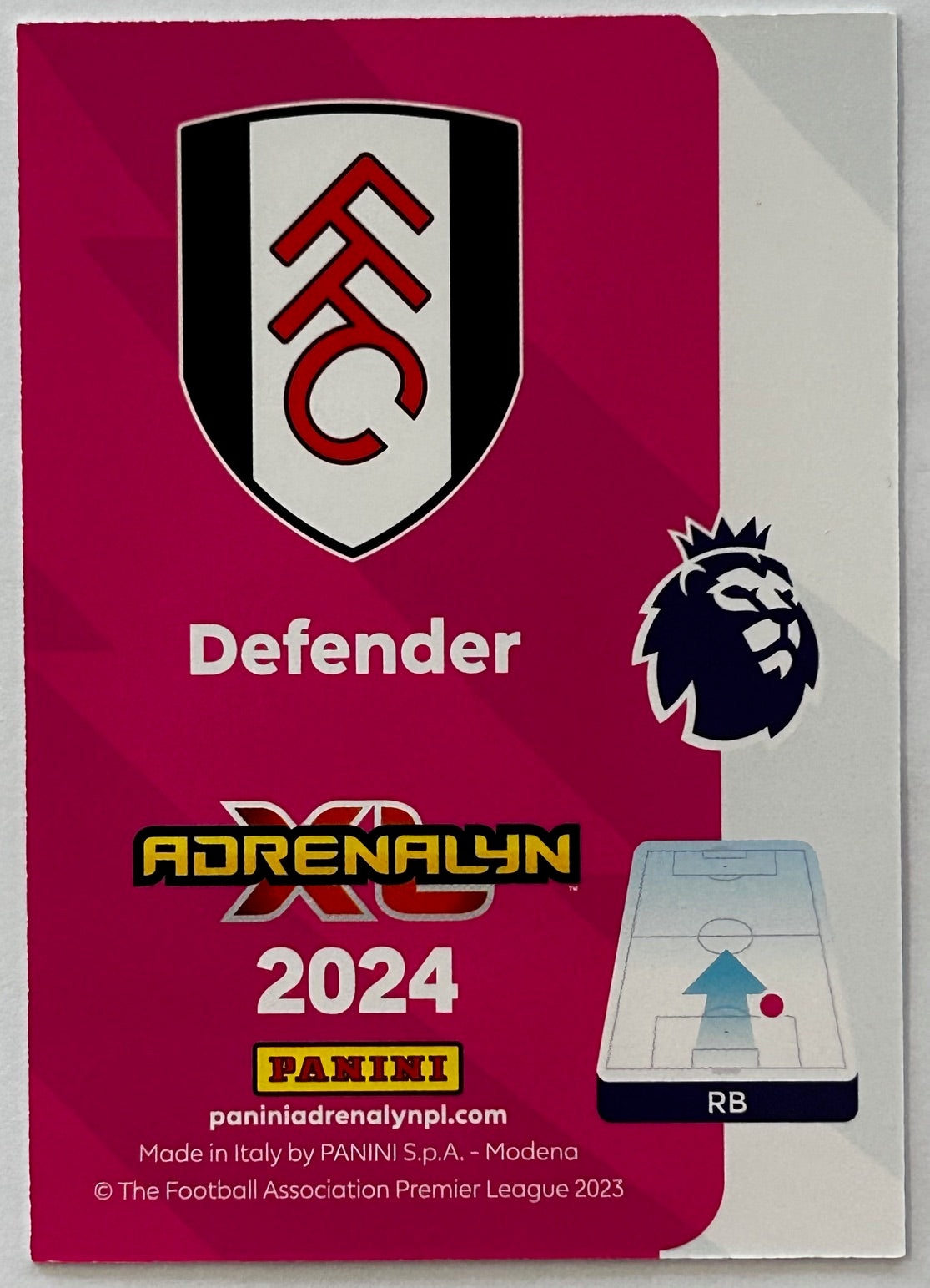 Panini Adrenalyn XL Premier League 2024 - TIMOTHY CASTAGNE (FULHAM) Star Signing 491