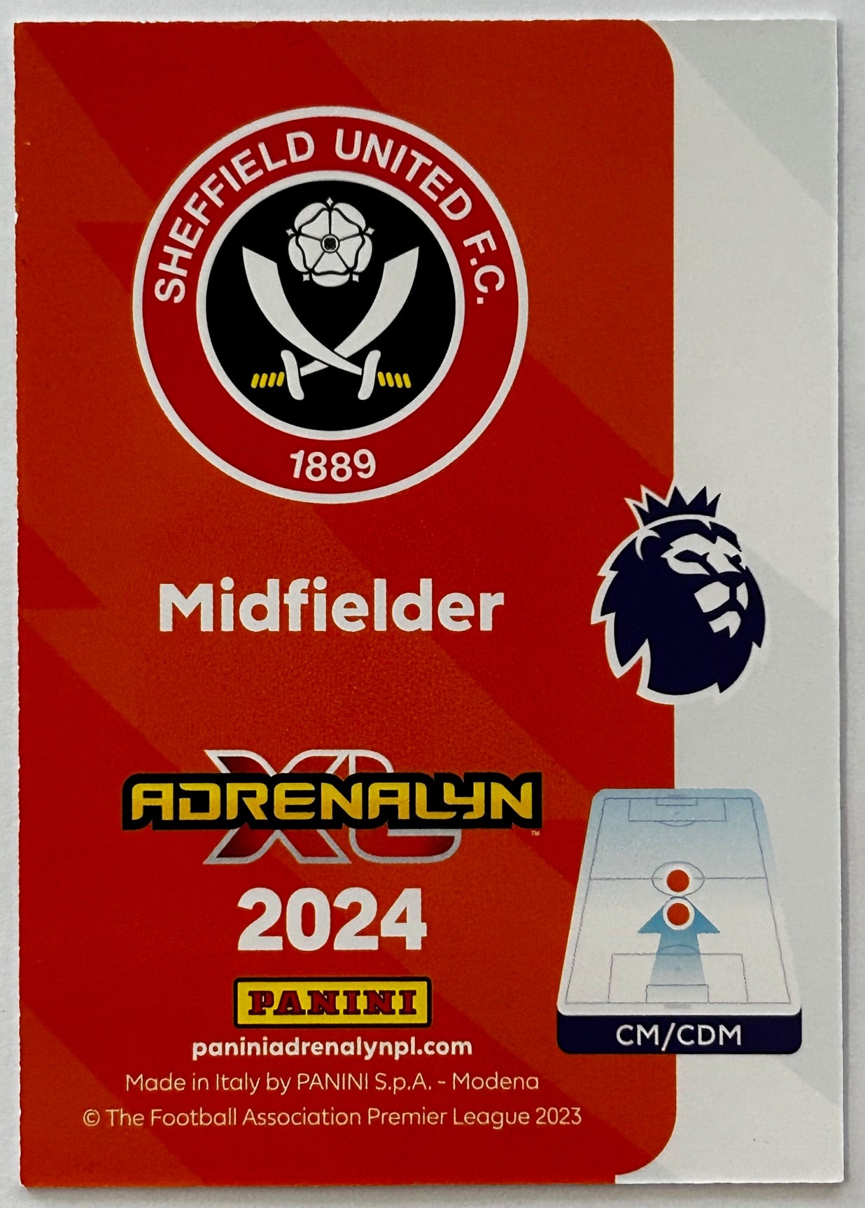 Panini Adrenalyn XL Premier League 2024 - GUSTAVO HAMER (SHEFFIELD UNITED) Star Signing 508