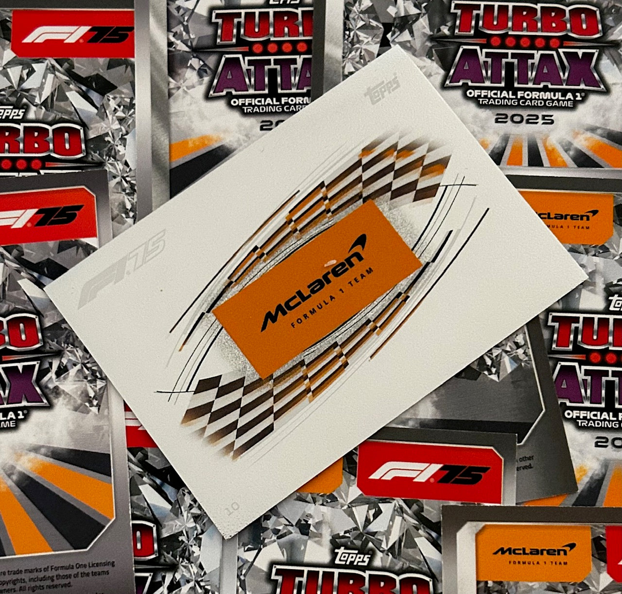 Topps F1 Turbo Attax 2025 - McLAREN Constructors Logo Foil #10