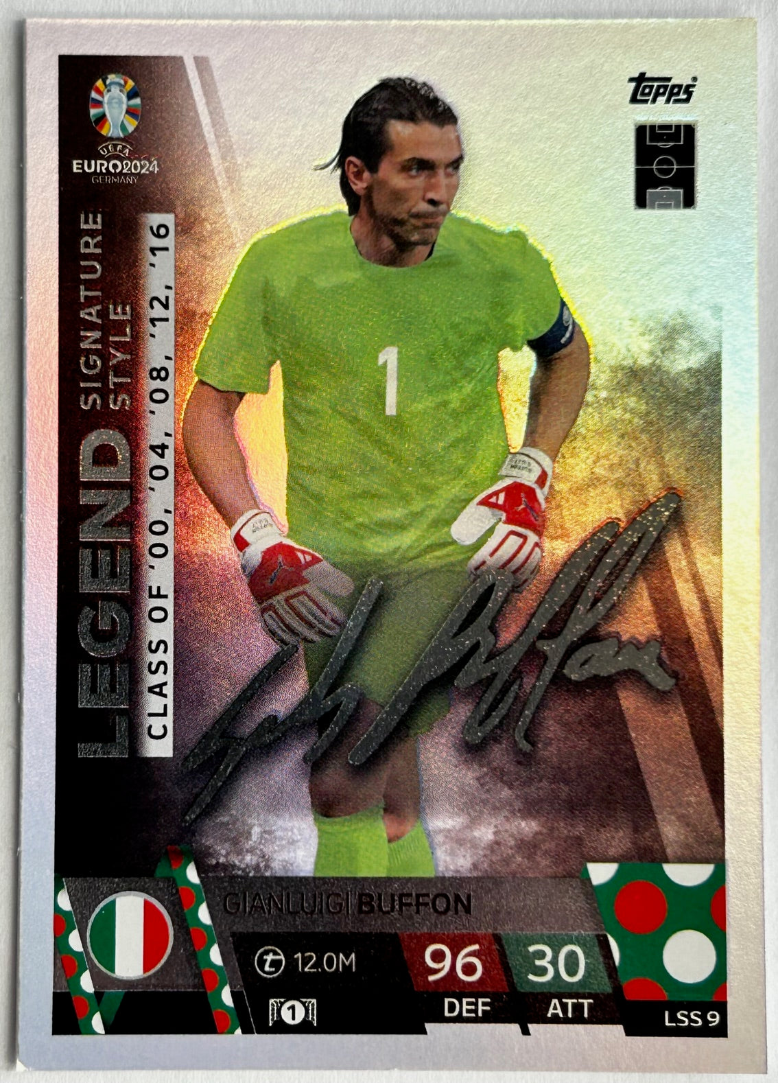 Topps Match Attax UEFA EURO 2024 - BUFFON (ITALY) Legend Signature Style LSS9