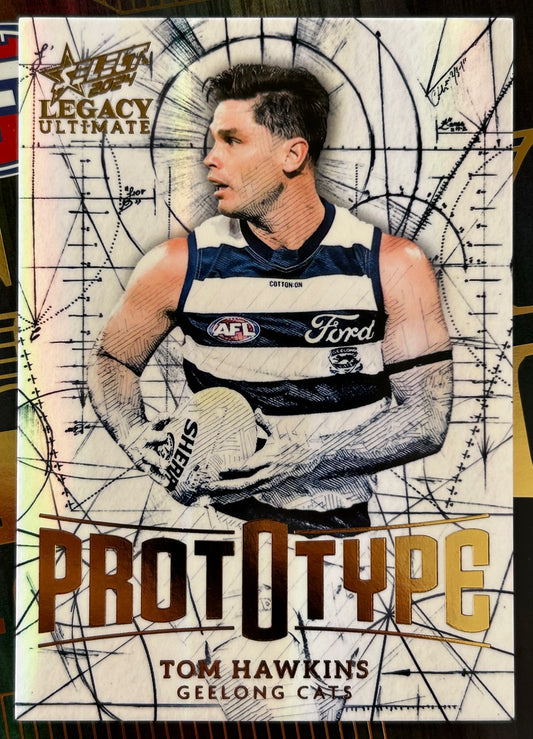 Select AFL Legacy 2024 - TOM HAWKINS (GEELONG CATS) Prototype P53 /60