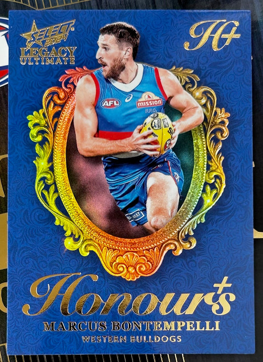 Select AFL 2024 Legacy Ultimate - MARCUS BONTEMPELLI (WESTERN BULLDOGS) Honours Plus HP257 /125