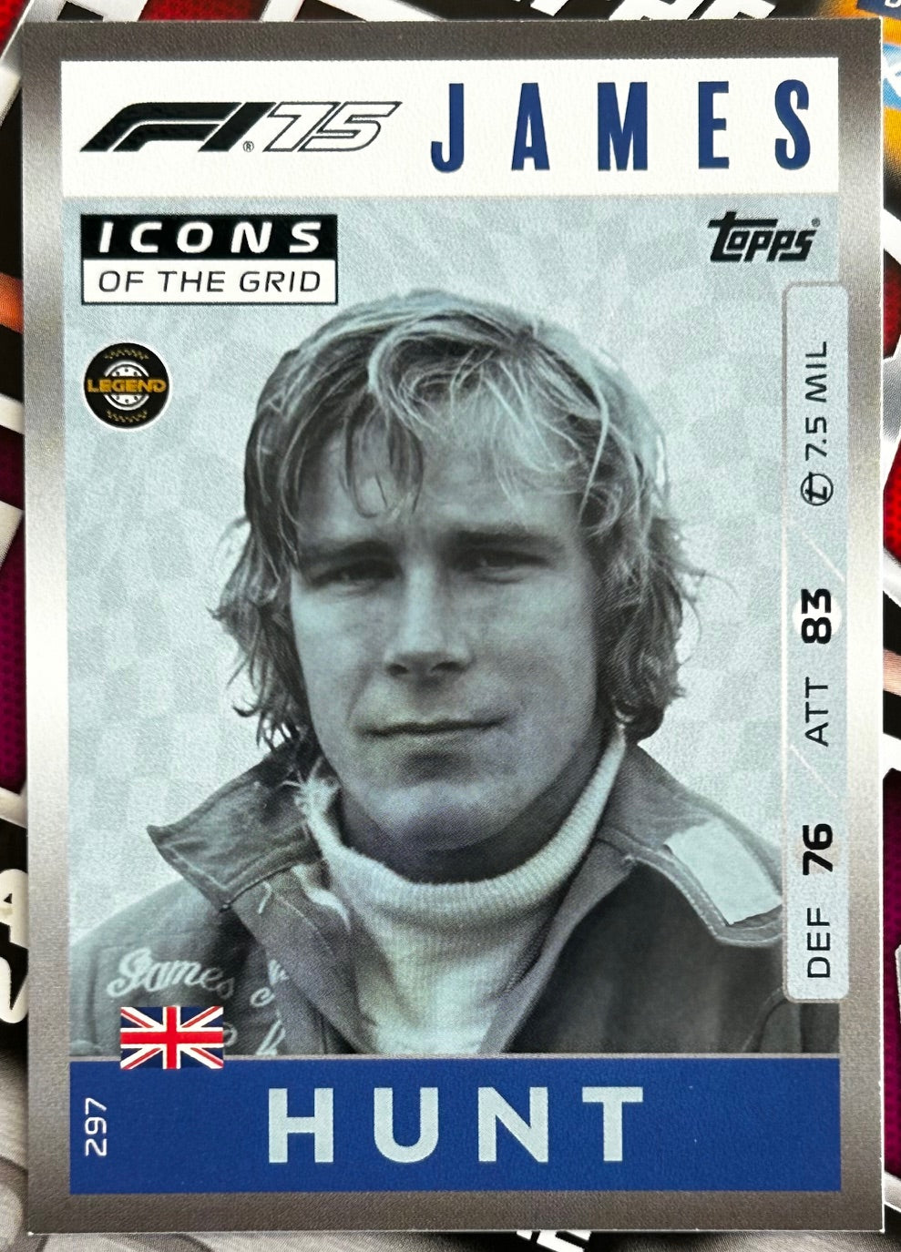 Topps F1 Turbo Attax 2025 - Single ICONS OF THE GRID Cards (#295 - #312)