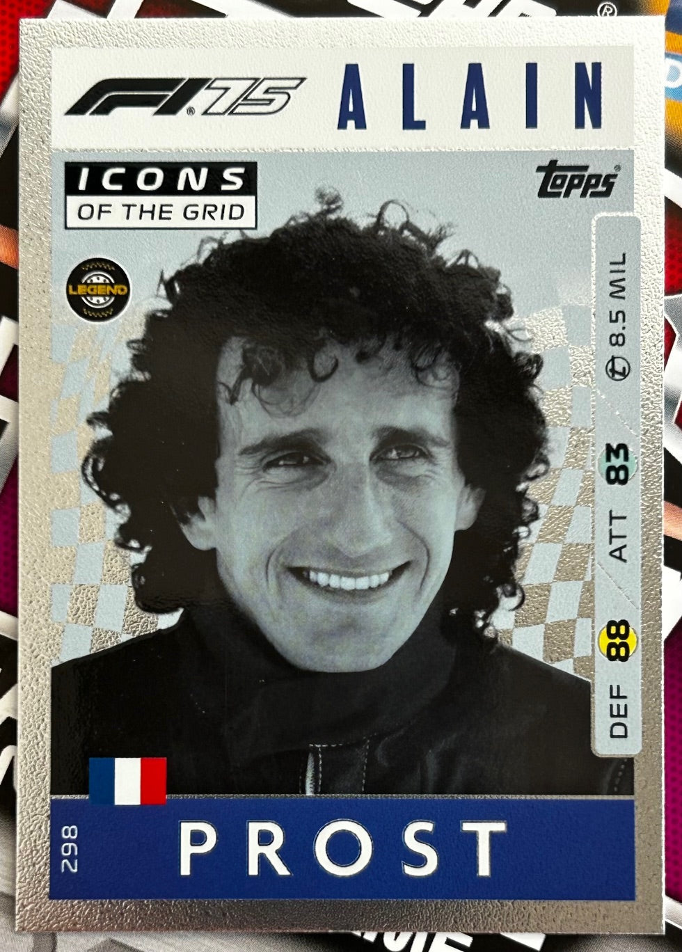 Topps F1 Turbo Attax 2025 - Single ICONS OF THE GRID Cards (#295 - #312)