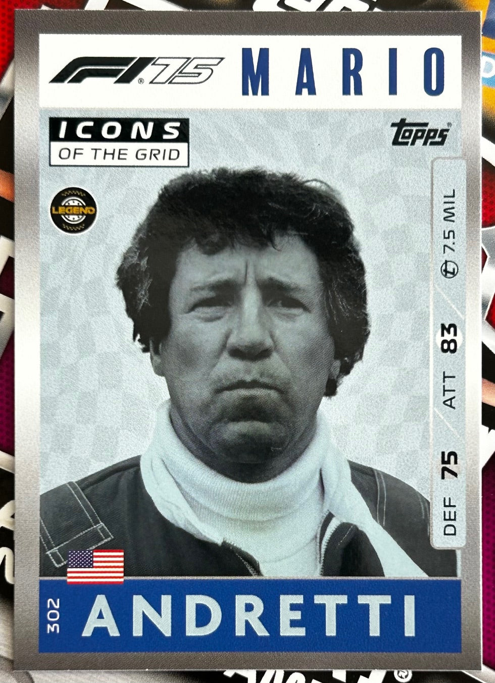 Topps F1 Turbo Attax 2025 - Single ICONS OF THE GRID Cards (#295 - #312)
