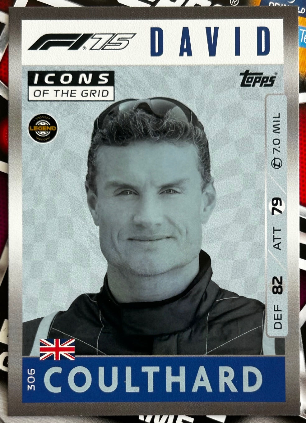 Topps F1 Turbo Attax 2025 - Single ICONS OF THE GRID Cards (#295 - #312)