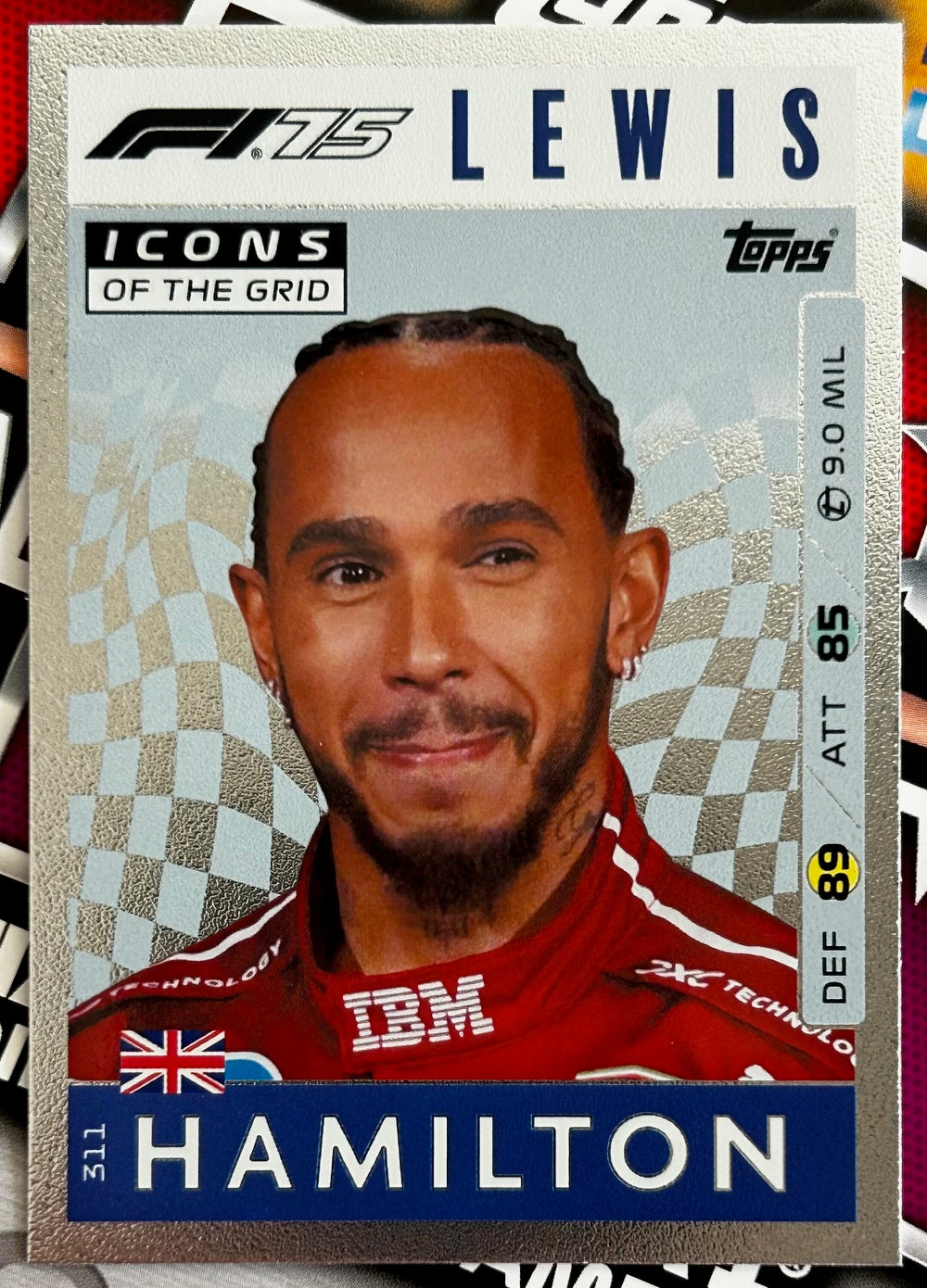 Topps F1 Turbo Attax 2025 - Single ICONS OF THE GRID Cards (#295 - #312)