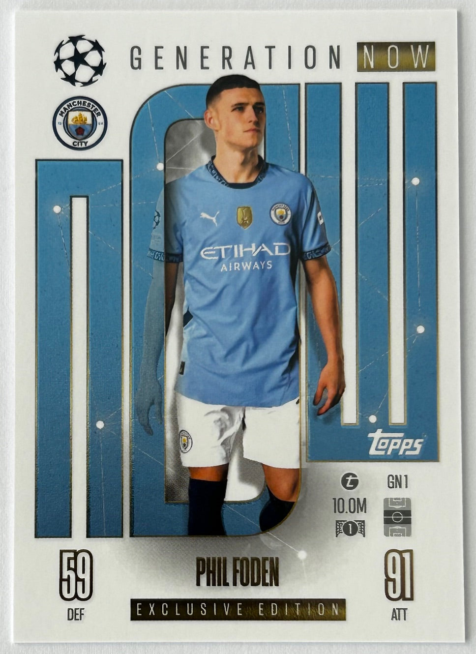 Topps 2024-25 Match Attax UEFA PHIL FODEN (MANCHESTER CITY
