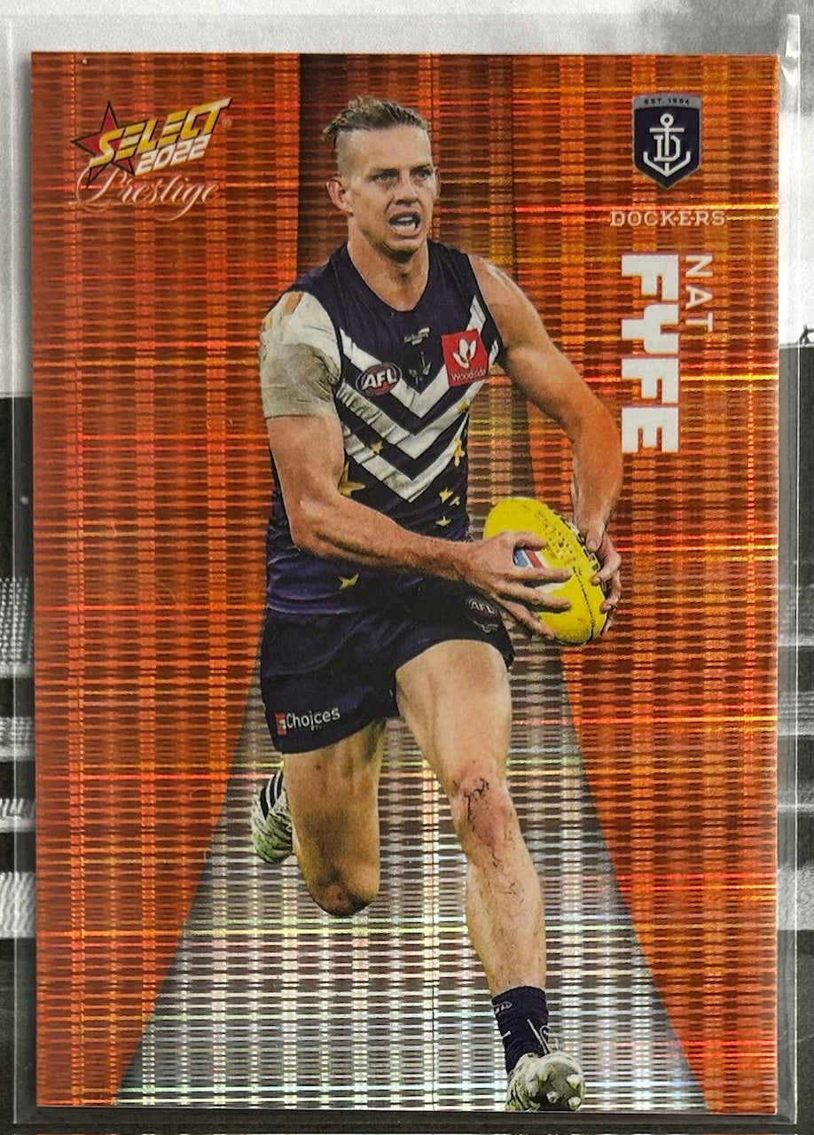 2022 AFL Select Prestige - NAT FYFE (FREMANTLE DOCKERS) Orange #50 /210