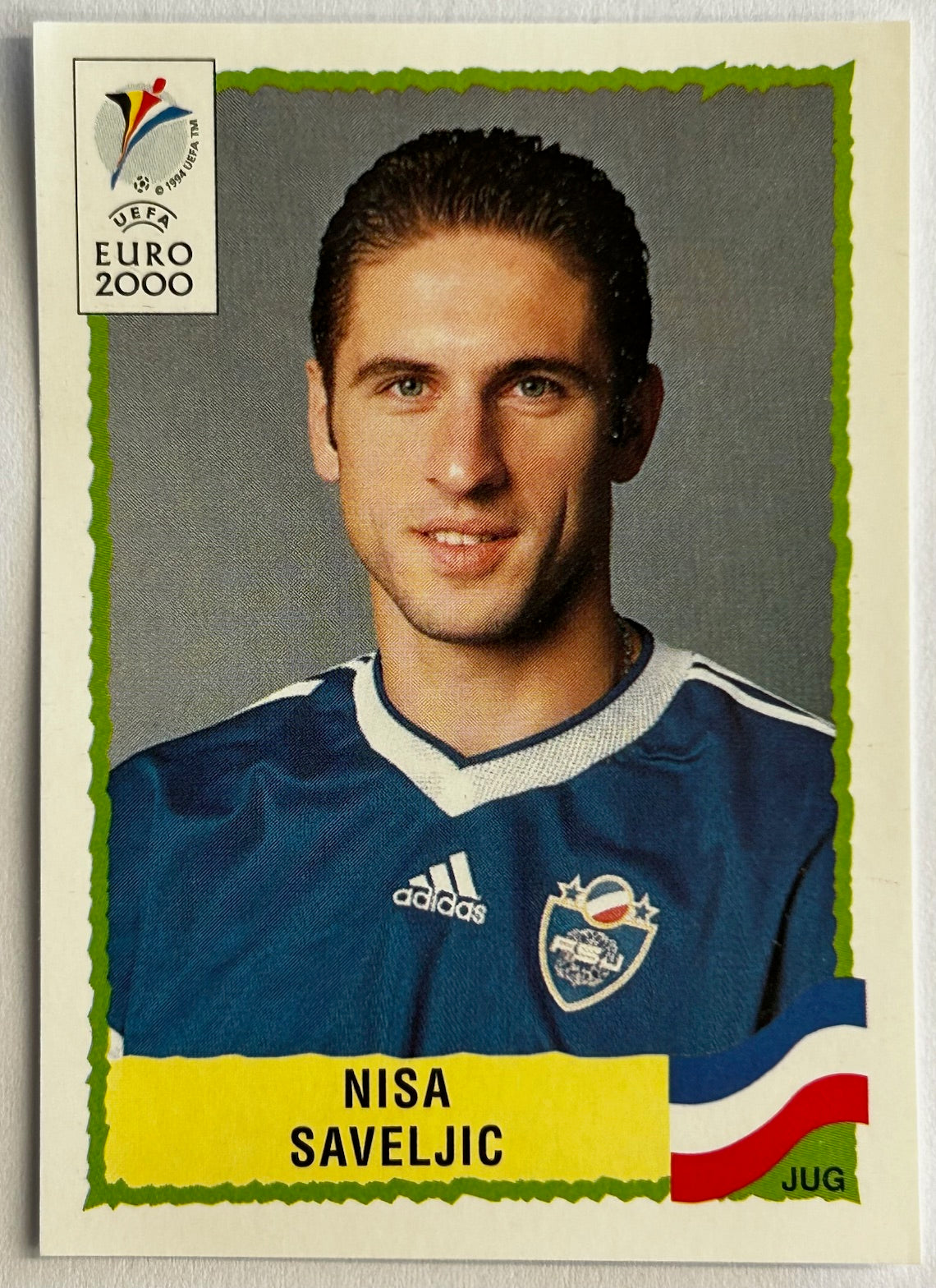 Panini UEFA EURO 2000 Sticker Collection - Single TESCO GREEN BACK Stickers (66 to collect)