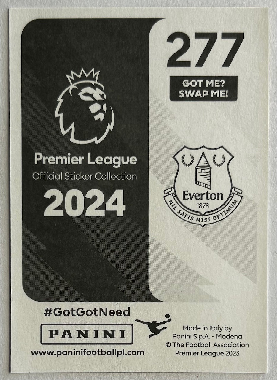 2024 Panini Premier League Sticker Collection - JORDAN PICKFORD (EVERTON) Elite #277