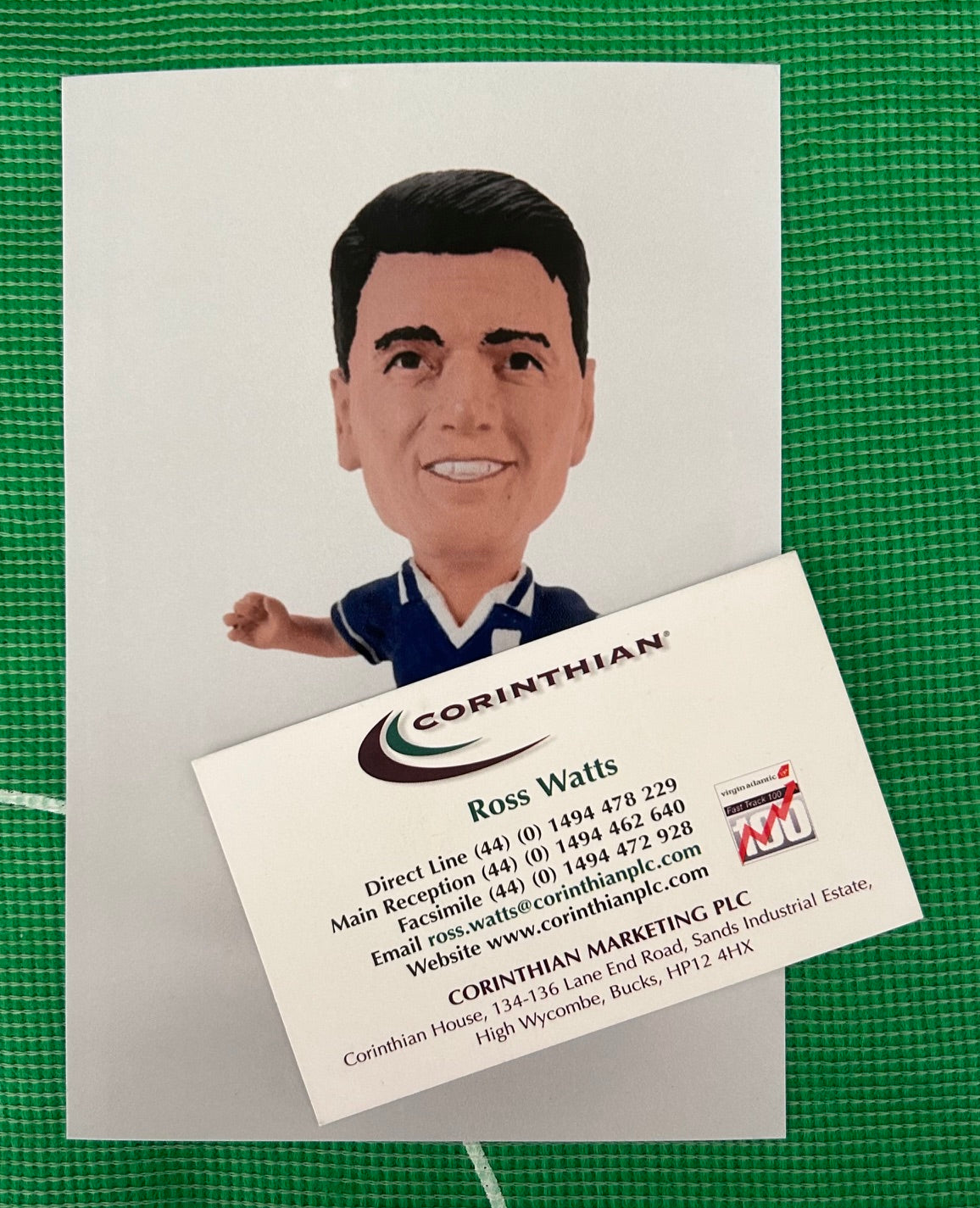 Corinthian PAUL RIDEOUT (EVERTON 1995) Early Product Development Photo