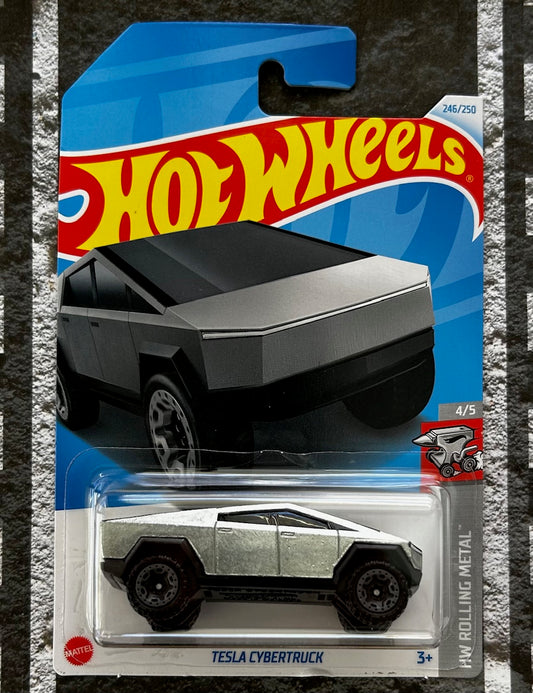 Mattel Hot Wheels Diecast Basic 1:64 - Tesla Cybertruck HW Rolling Metal