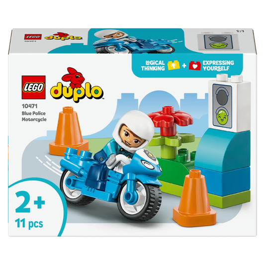 LEGO DUPLO Town Blue Police Motorcycle 10471