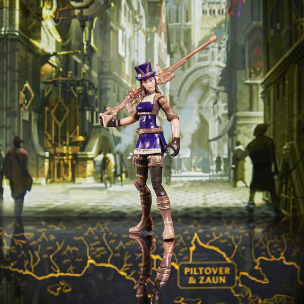 League Of Legends DUAL CITIES PACK (ARCANE) 4" Action Figure Champion Collection