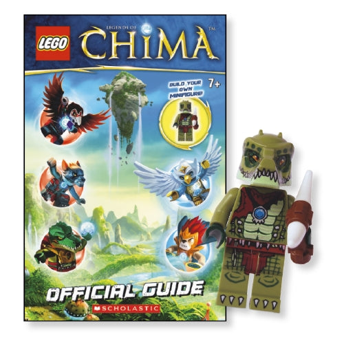 Lego Legends of Chima Official Guide with minifigure